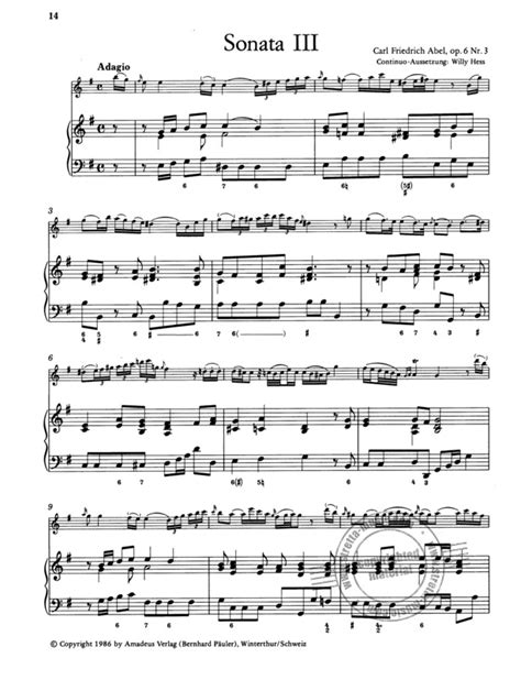 Sechs Sonaten, Op. 6